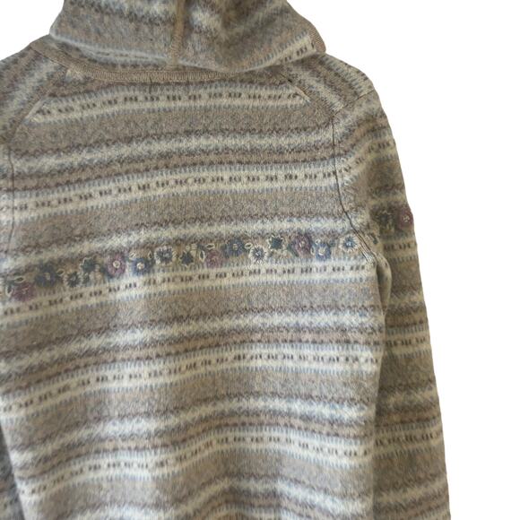 Eddie Bauer Collectibles Women's Size XL 100% Lambs Wool Full Zip Sweater - Picture 7 of 9